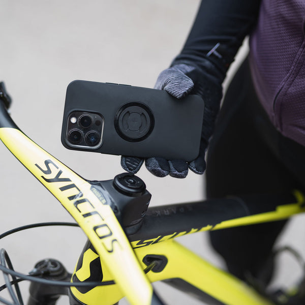 Accroche téléphone Bike Stem + pochette smartphone