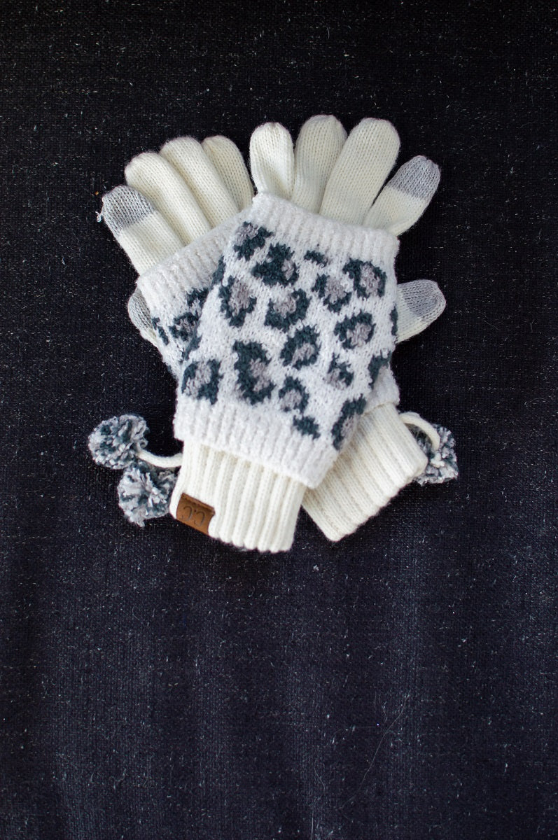 cc leopard gloves