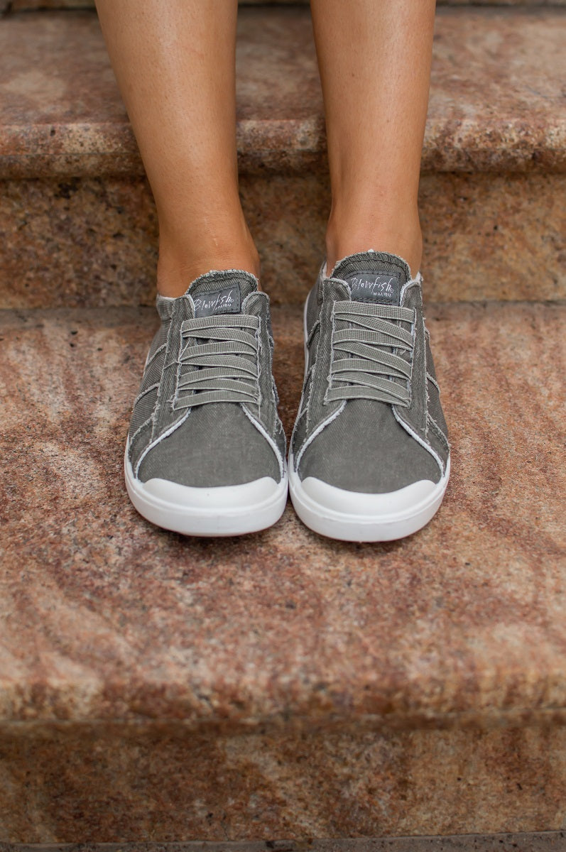 Blowfish Vex Sneaker | Steel Grey 