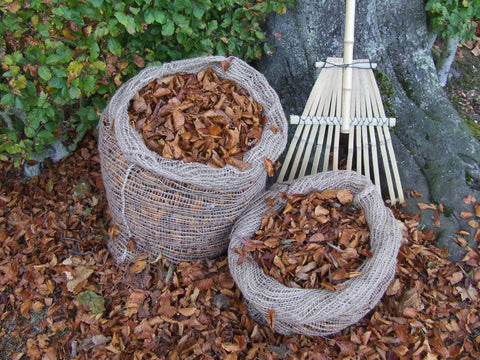 Nutscene Jute Hessian Leaf Collecting Sacks