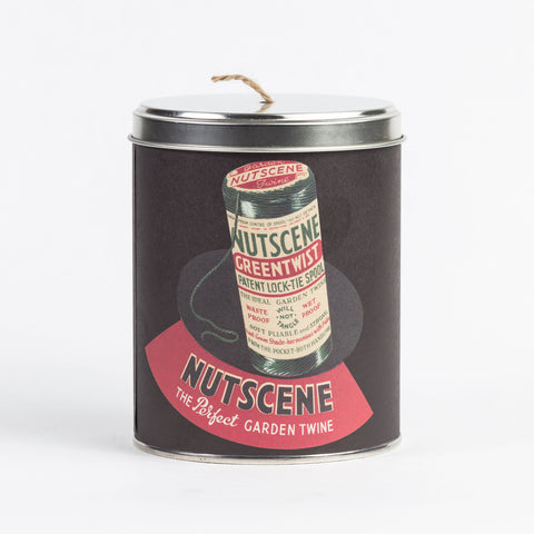 Tin of Twine with vintage style Nutscene label