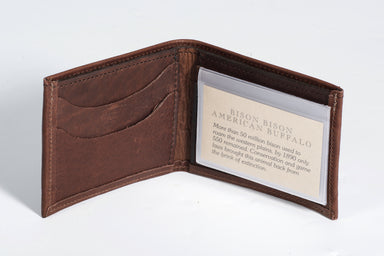 Ryder Reserve Bison Leather Trifold Wallet