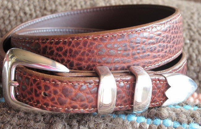 bison leather belts