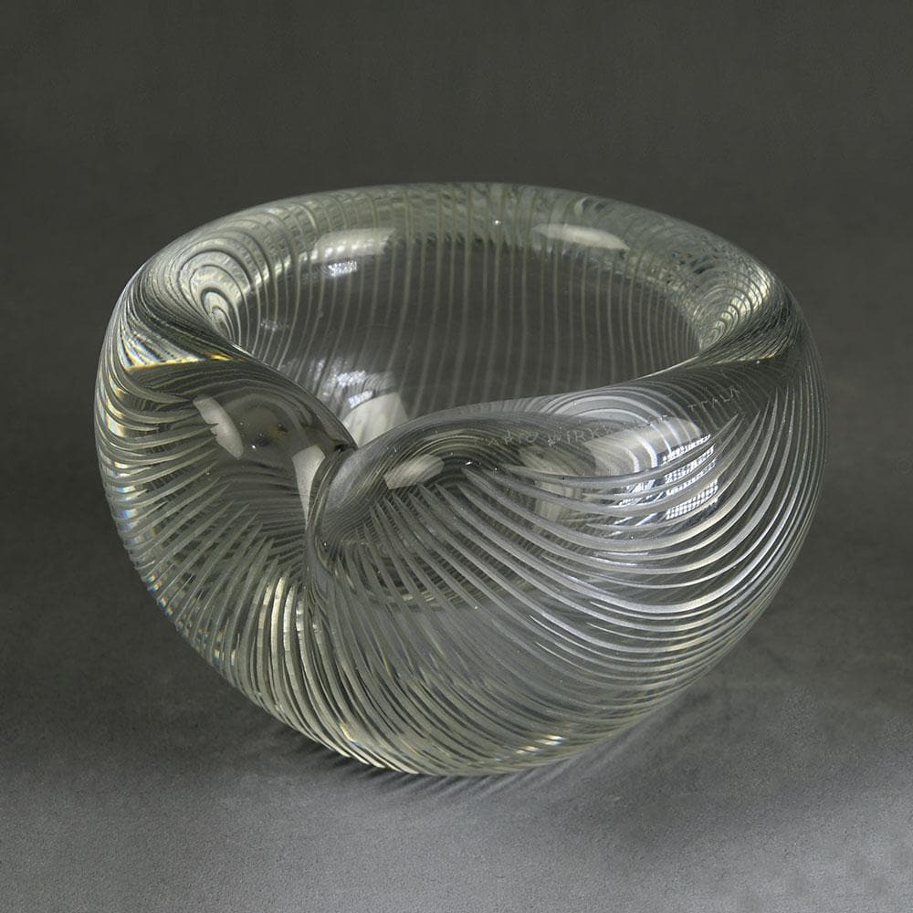 Tapio Wirkkala for Iittala engraved bowl E7208 - Freeforms