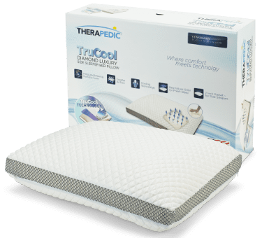 Therapedic Trucool Diamond Luxury Side Sleeper Bed Pillow Online