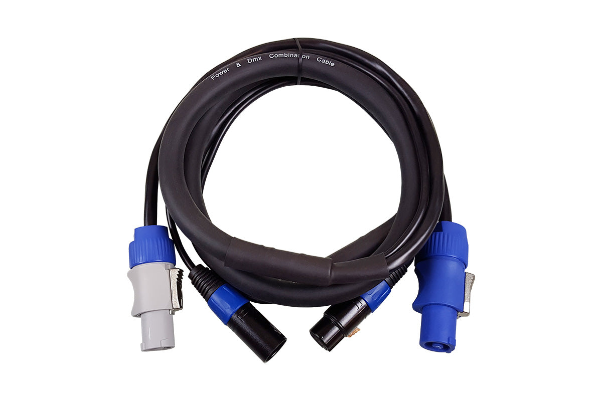 Rascacielos Ladrillo muy Cool Cable™ DMX 5-pin PC Combo Cables (powerCON® compatible) | Blizzard  Lighting