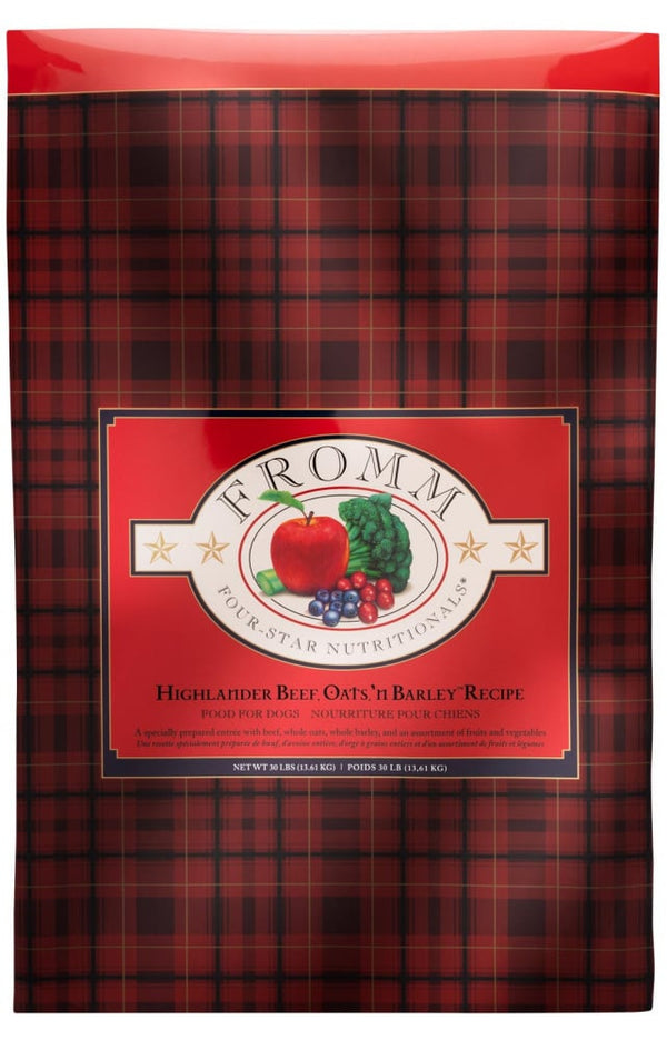 Fromm Four Star Highlander Beef, Oats N Barley Recipe Dog Food