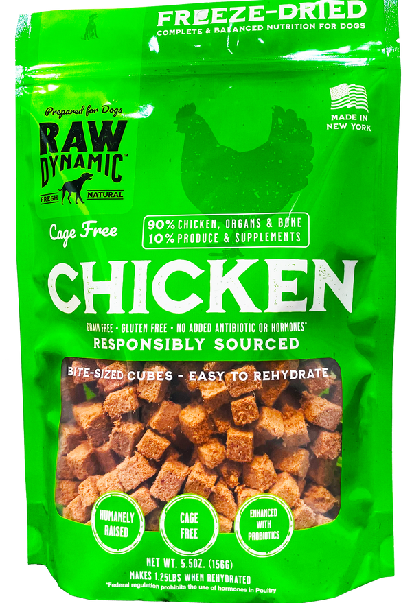 Raw Dynamic Chicken Formula Freeze Dried Dog Food