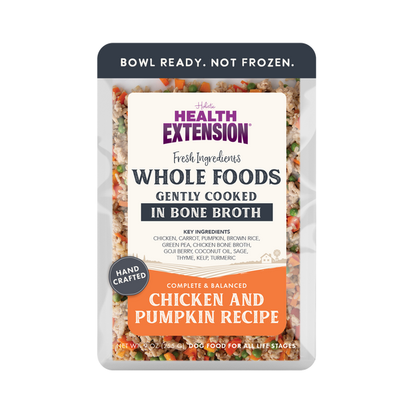 Health Extension Gently Cooked Chicken and Pumpkin Recipe Dog Food