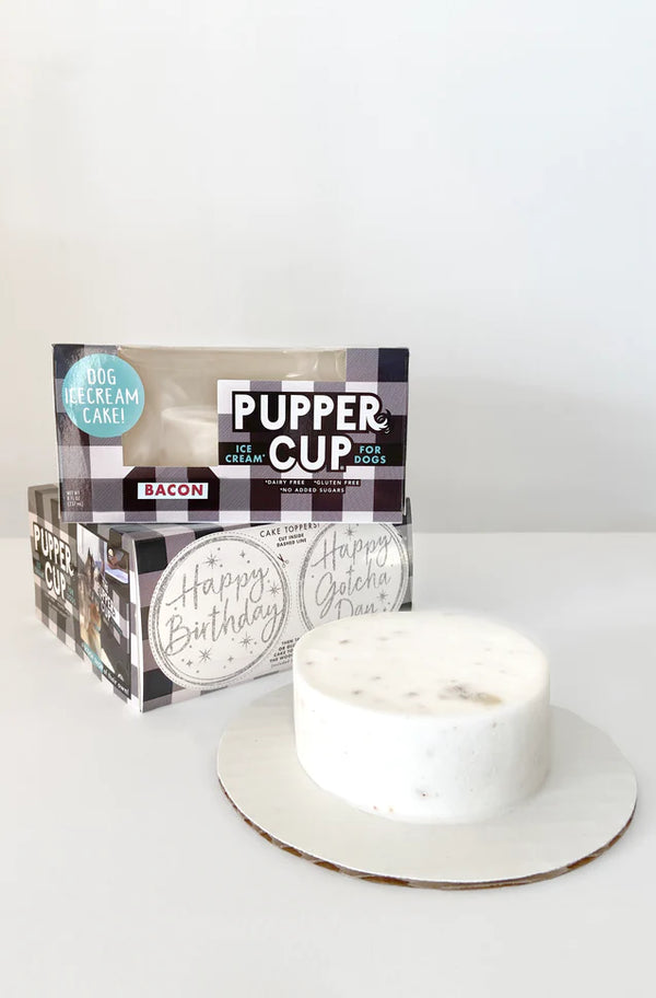 the pupper cup cake - Bacon