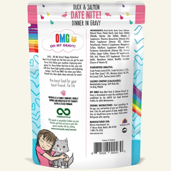 Weruva B.F.F. Omg! Date Nite! Pouch Cat Food