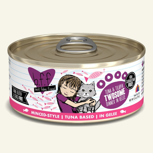 Weruva B.F.F. Tuna & Tilapia Twosome Canned Cat Food