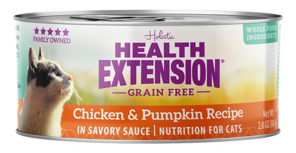 Health Extension Grain Free Chicken & Pumpkin Canned Cat Food