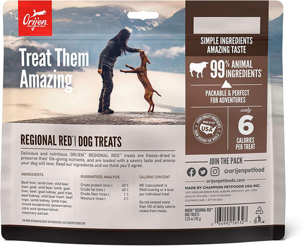 Orijen Regional Red Freeze Dried Dog Treats