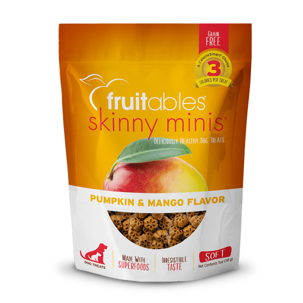 Fruitables Skinny Mini's Pumpkin & Mango Dog Treats