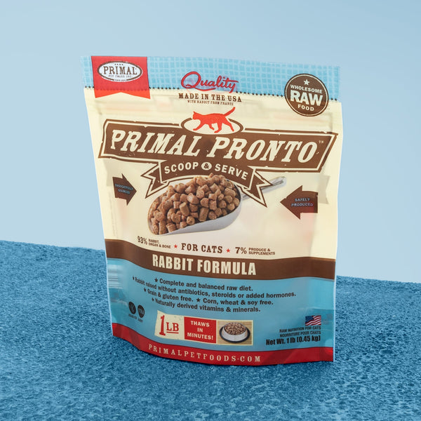 Primal Pronto Rabbit Frozen Cat Food