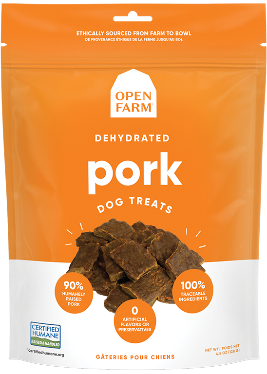 Open Farm Dehydrated Pork Dog Treats