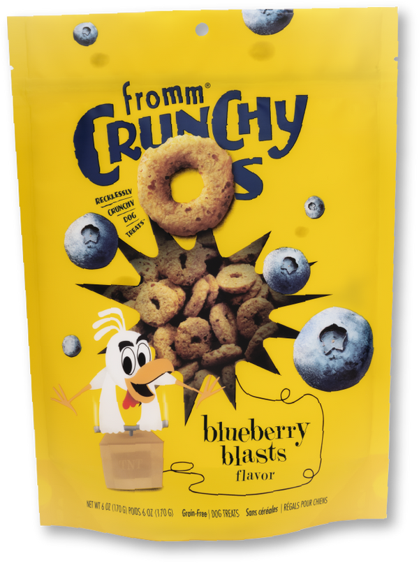 Fromm Crunchy O's Blueberry Blasts Dog Treats