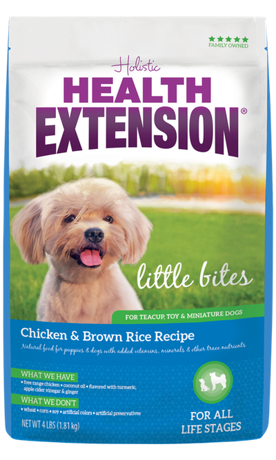 Health Extension Little Bites Chicken & Brown Rice Recipe Dog Food