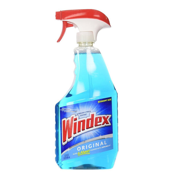 Windex Original Glass Wipes 38 CT Pre Moistened Streak Free Shine Windows 3  Pack