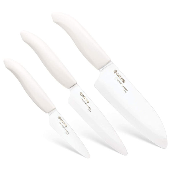 Kyocera Revolution Ceramic Knife Set: 3 Piece, Black – Zest Billings