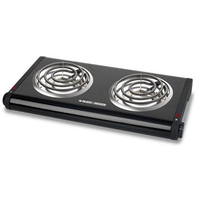 Electric 1000w Single Hotplate Chrome TS337