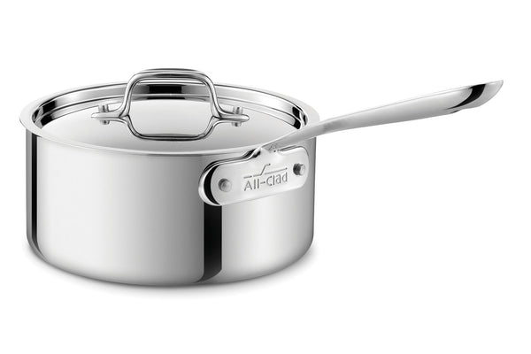 All-Clad d5 Brushed 5-ply Stainless-Steel 3-Qt Sauté Pan, with lid