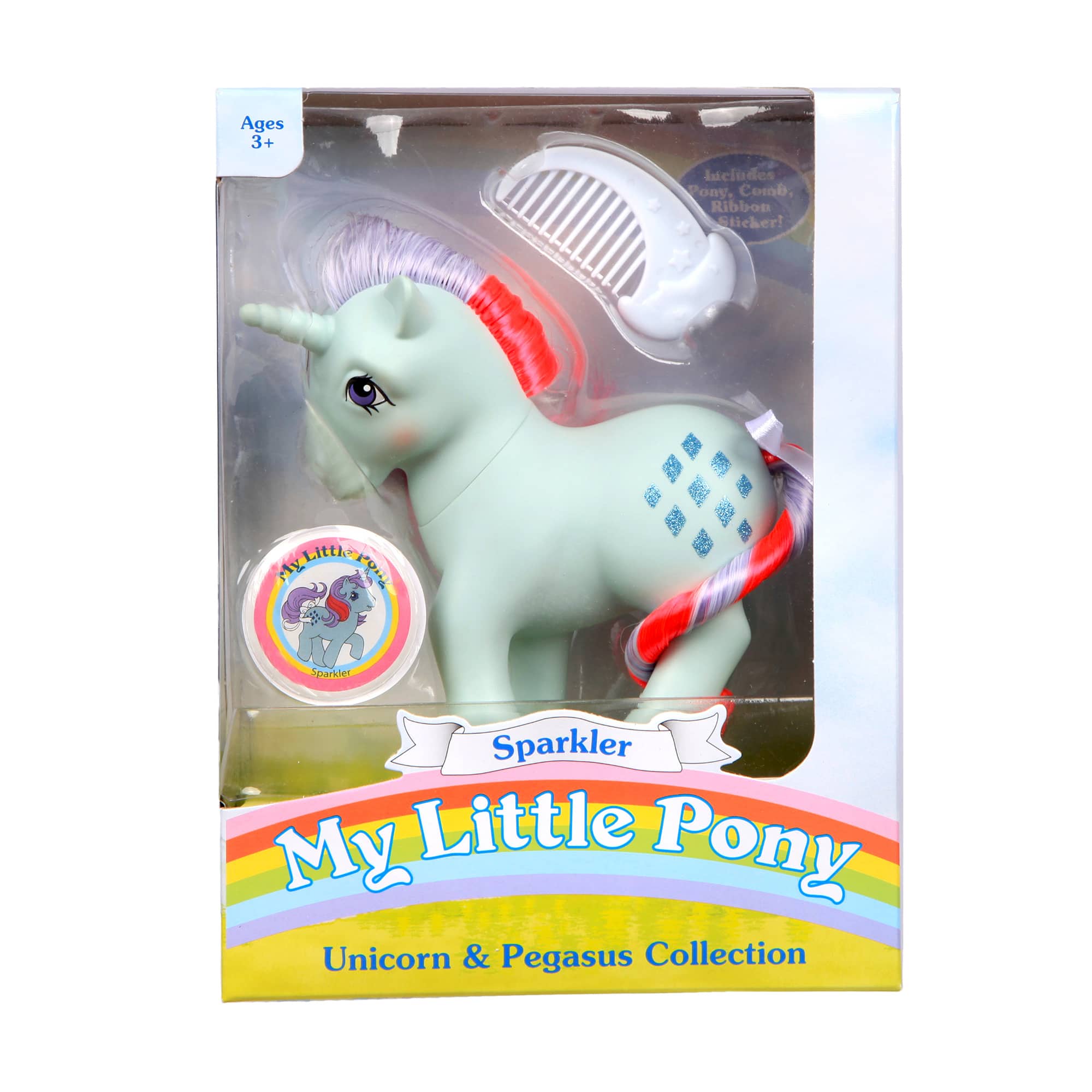 my little pony retro rainbow pony gift set