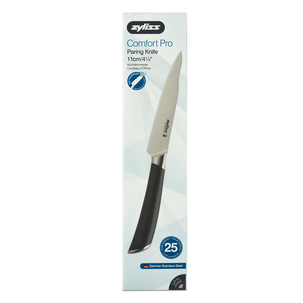 ZYLISS Serrated Paring Knife 3 3/4-Inch Stainless Steel Blade Red