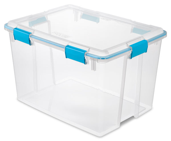 Sterilite 15 qt Latching Storage Tote, White - 1 count