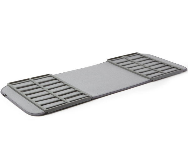 Umbra Dish Drying Rack & Mat In One – Charcoal