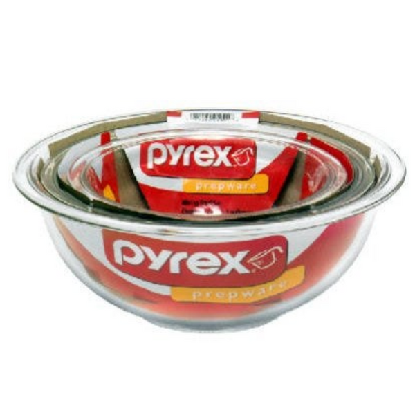 Pyrex Smart Essentials Mixing Bowl, Glass, 4 qt