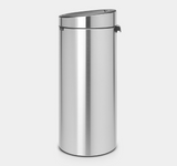 Brabantia Touch Bin Trash Can – Brushed Stainless – 8 Gallon
