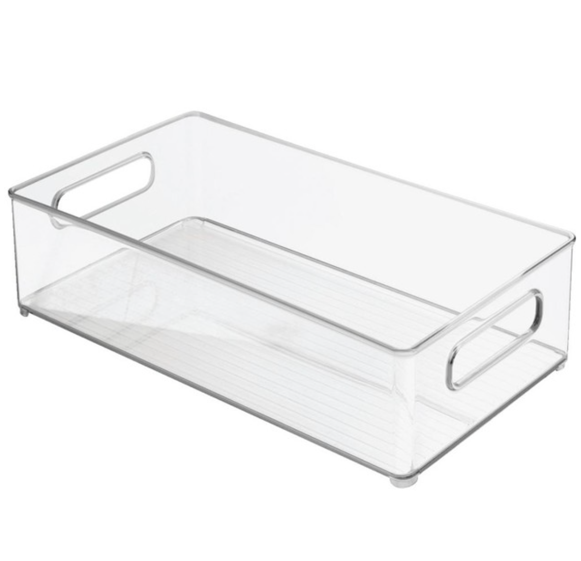 10L Clear Plastic Storage Box with Removable Dividers Containers Bin Tubs  dd