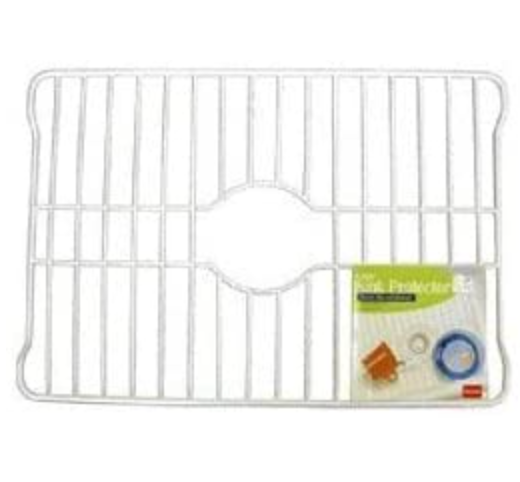 Rubbermaid Sink Mat, Anti-Microbial, White, 12.7 x 10.7 x .4-In.