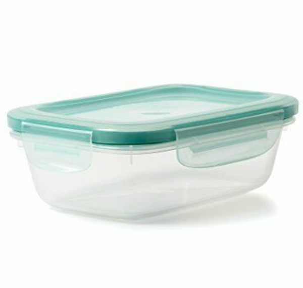 OXO Pop 1.2qt Plastic Slim Rectangle Airtight Food Storage Container White