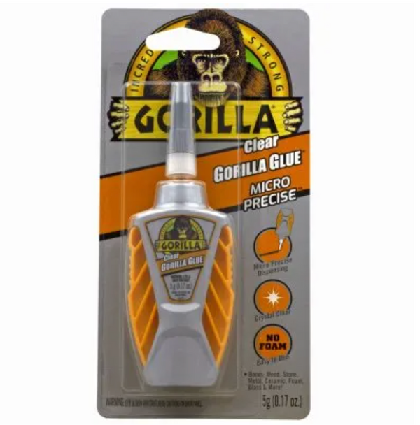 Gorilla Fabric Glue, 100% Waterproof, No Sew Solution, Washer