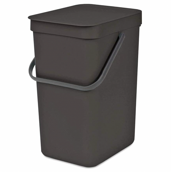 Rubbermaid Standard Series 13 qt Rectangular Wastebasket, Black