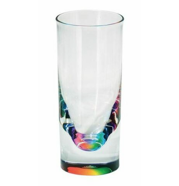 rainbow {acrylic} wine glassk – Apple & Oak