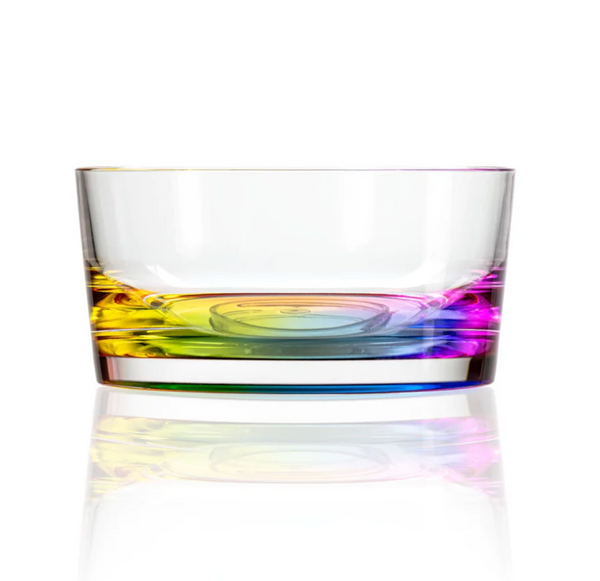 rainbow {acrylic} wine glassk – Apple & Oak