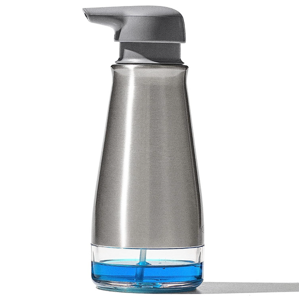 OXO Stainless-Steel Soap Dispensing Dish Brush