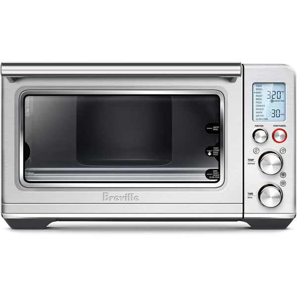 Breville the Compact Wave Soft Close 0.9 Cu. Ft. Microwave Brushed