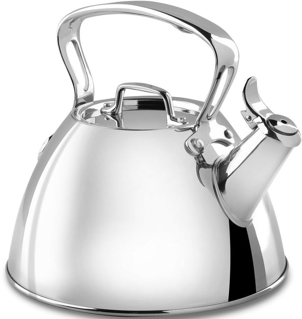 Chantal Whistling Tea Kettle in Onyx + Reviews | Crate & Barrel