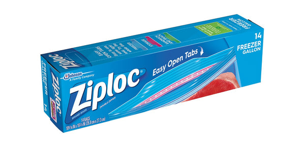 Hefty OneZip Freezer Zip Bags, 1 qt - 35 count
