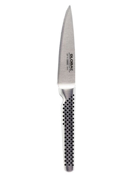 Serrated Fork-Tip Tomato Knife – Red – 4.25