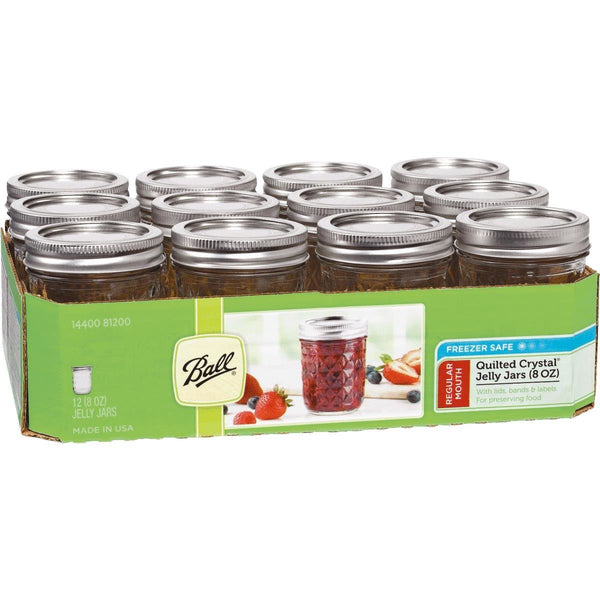 Ball® Nesting Mason Jars & Lids, Wide Mouth 16oz Pint / 4pk