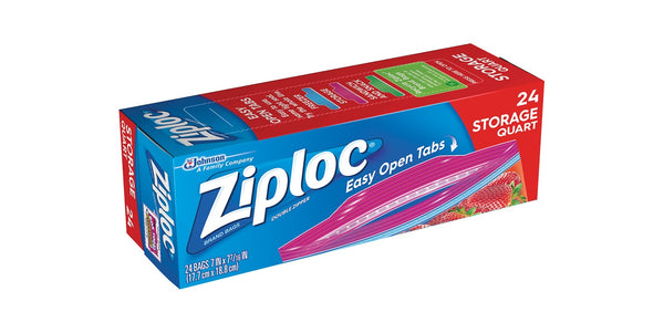 Ziploc 24-Pack-Gallon Food Bag in the Food Storage Containers