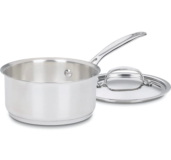 Farberware Classic Stainless Steel Covered Saucepan with Boiler 2 Qt