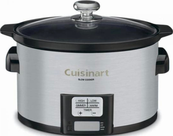 Cuisinart CRC-400P1 4 Cup Rice Cooker, Stainless Steel Exterior