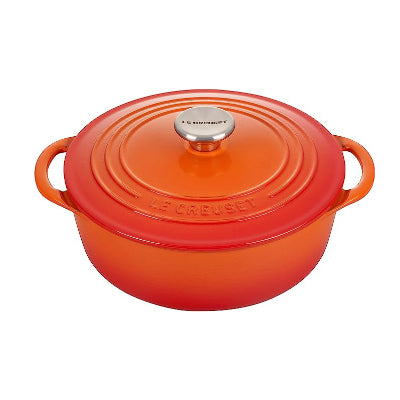 Le Creuset Signature Cast Iron 7.5 qt. Flame Chef's Oven